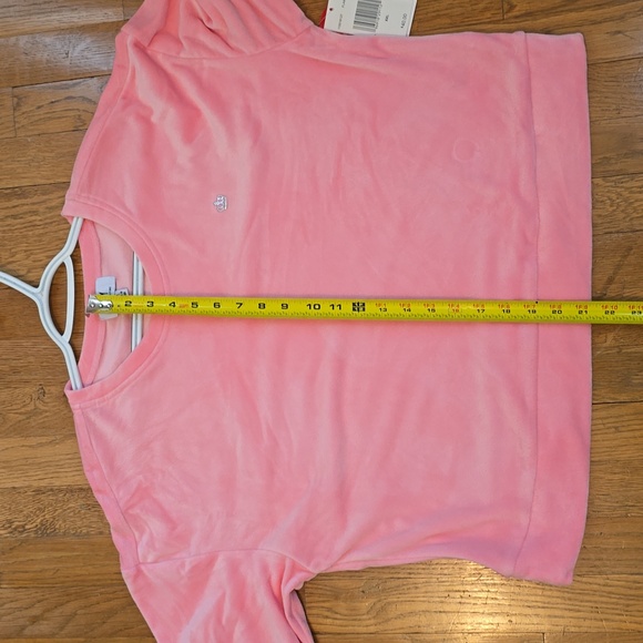 JUICY COUTURE WOMEN'S JUNIOR PINK LONG SLEEVE VELVETEEN PULLOVER CREWNECK XXL - Picture 12 of 16